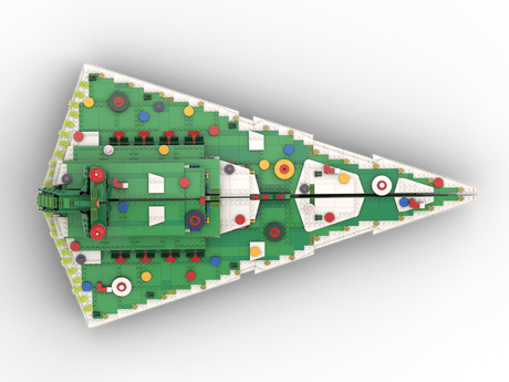 MOC - 201504 SW UCS Imperial Destroyer Christmas Mode Klemmbausteine - LesDiy - Klemmbausteine