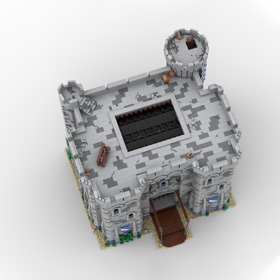 MOC - 201635 Age of Empires - Castle (Western European) Klemmbausteine - LesDiy - Klemmbausteine