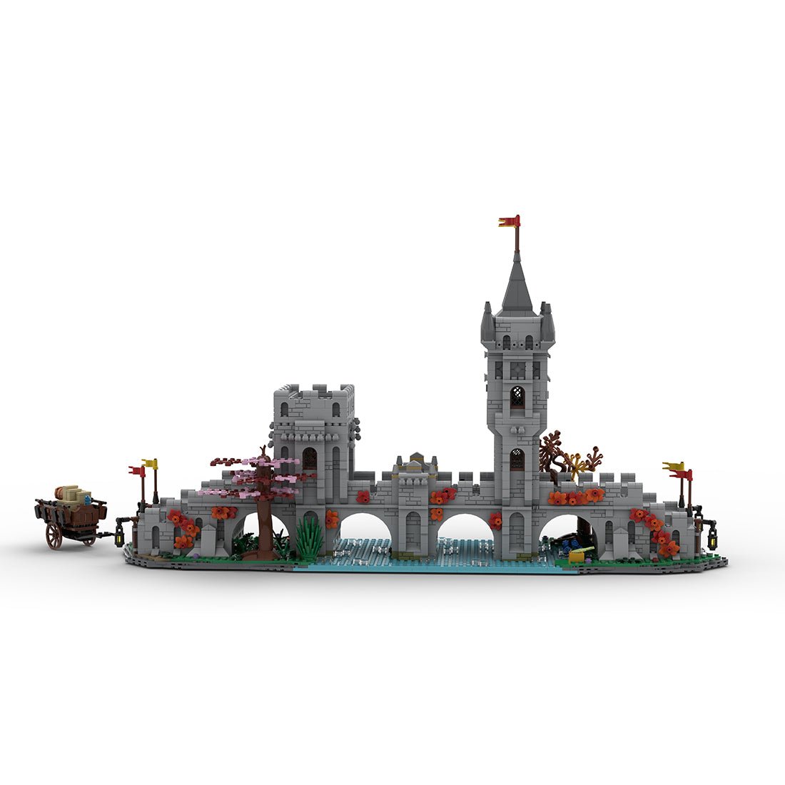 MOC - 201812 Medieval River Crossing Klemmbausteine - LesDiy - Klemmbausteine