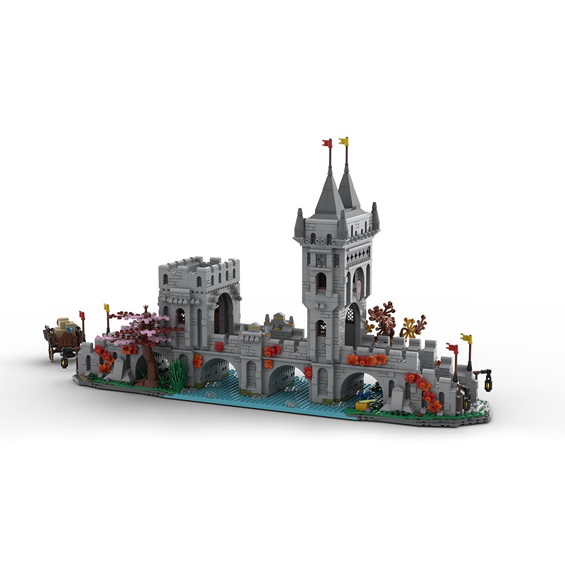 MOC - 201812 Medieval River Crossing Klemmbausteine - LesDiy - Klemmbausteine