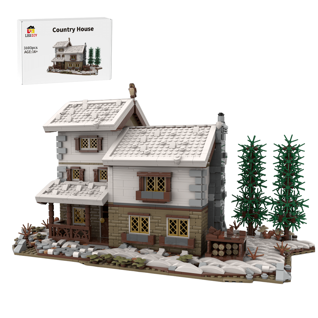 MOC - 201818 Family Cottage Klemmbausteine - LesDiy - Klemmbausteine