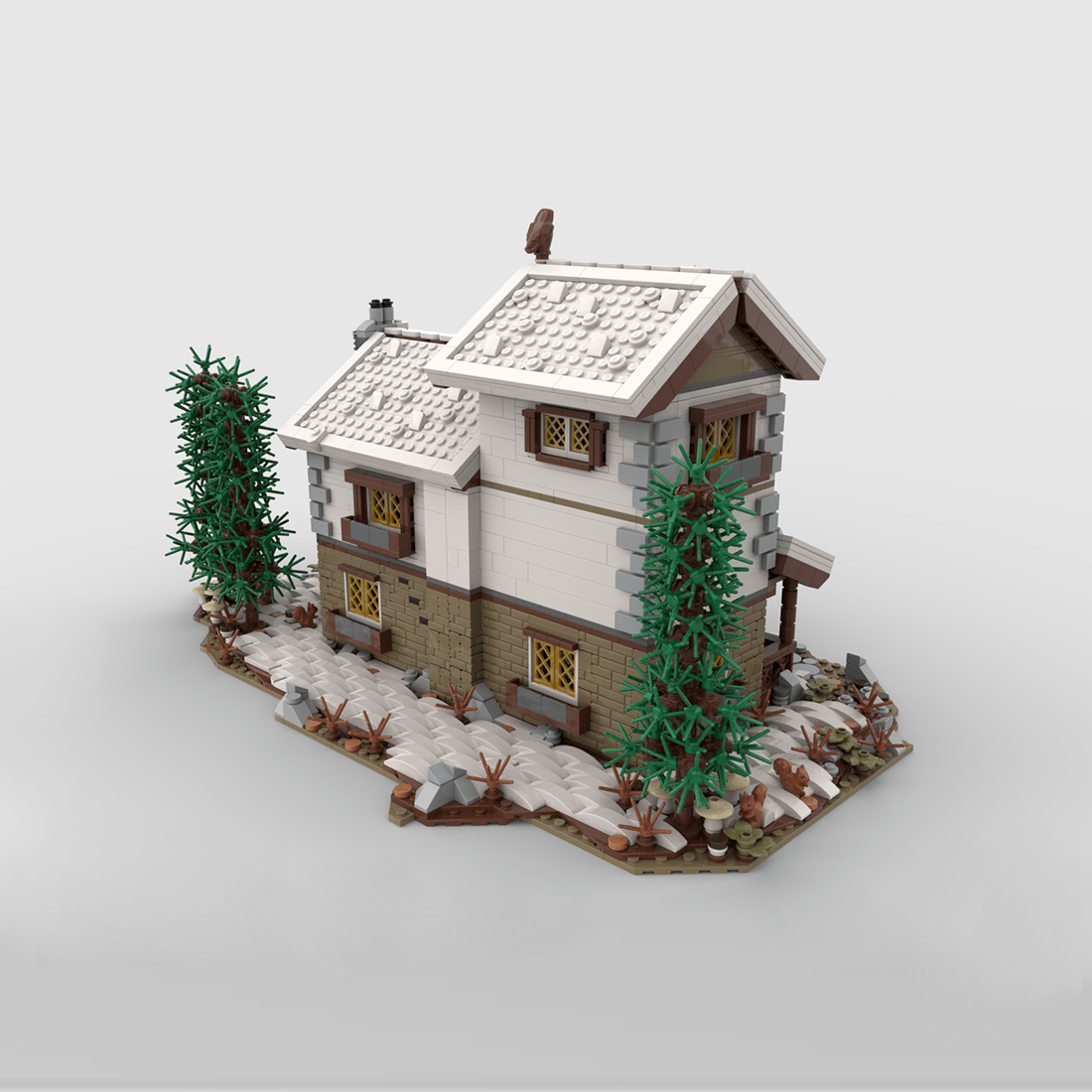 MOC - 201818 Family Cottage Klemmbausteine - LesDiy - Klemmbausteine