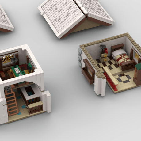 MOC - 201818 Family Cottage Klemmbausteine - LesDiy - Klemmbausteine