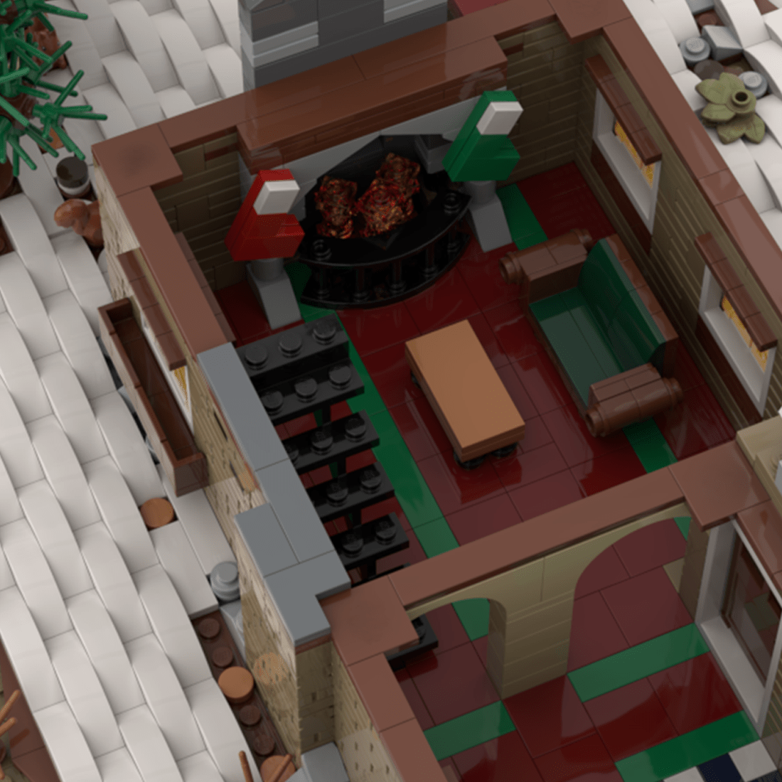 MOC - 201818 Family Cottage Klemmbausteine - LesDiy - Klemmbausteine