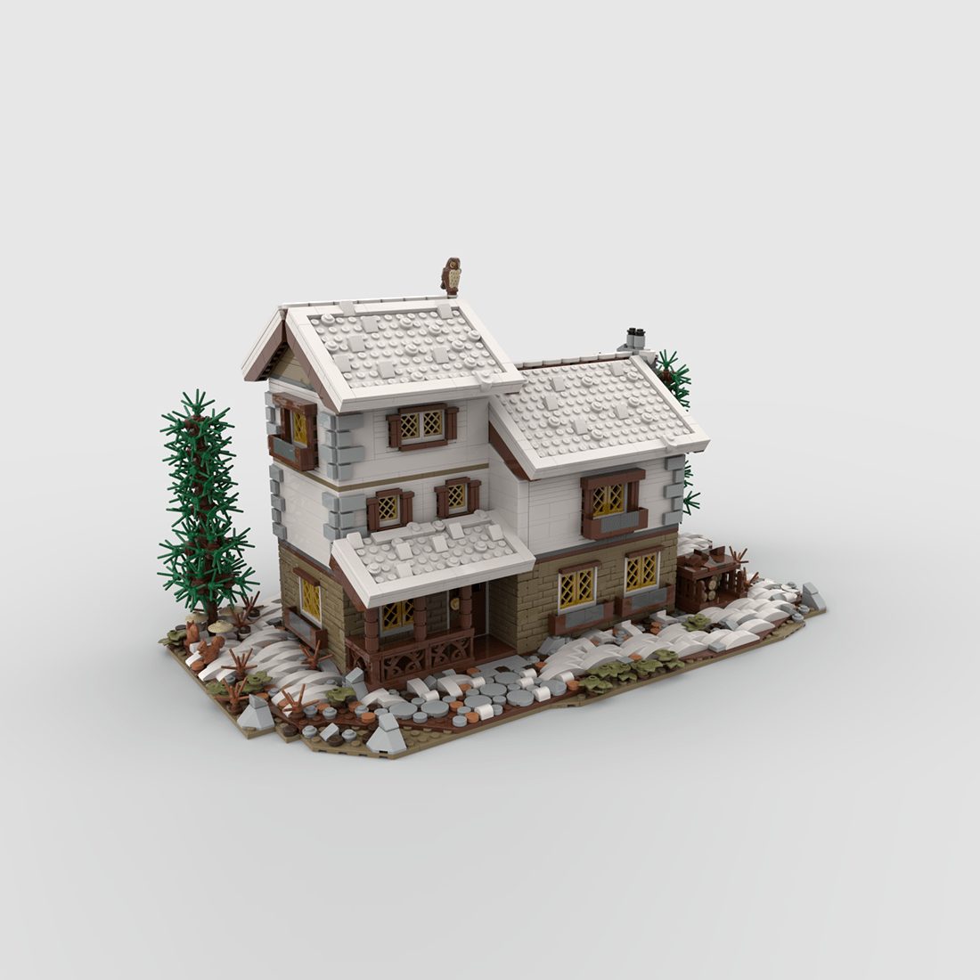 MOC - 201818 Family Cottage Klemmbausteine - LesDiy - Klemmbausteine