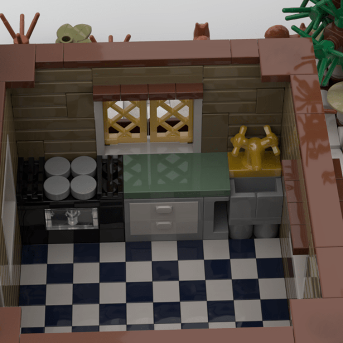 MOC - 201818 Family Cottage Klemmbausteine - LesDiy - Klemmbausteine