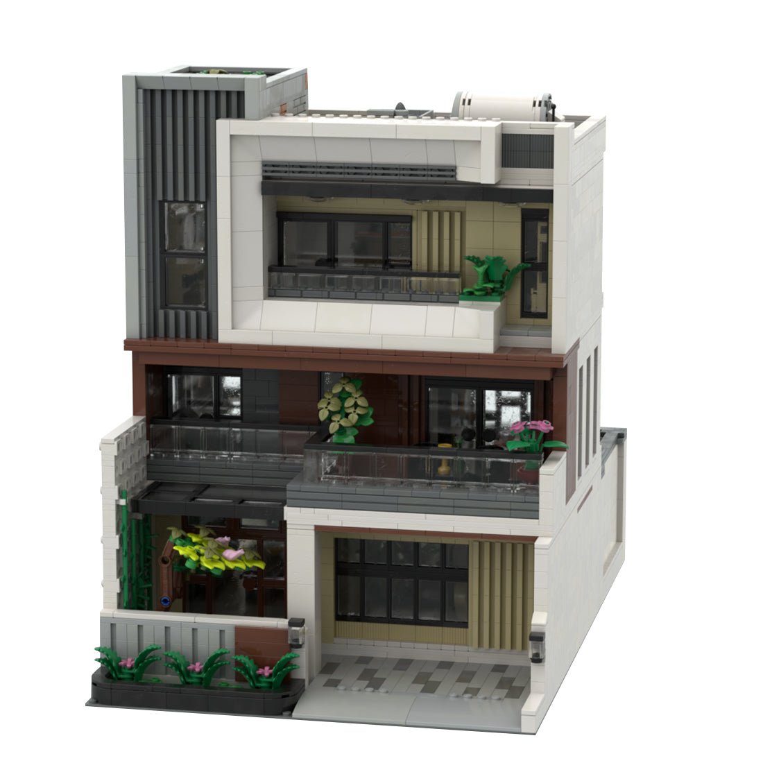 MOC - 202019 Modern House Concept Klemmbausteine - LesDiy - Klemmbausteine