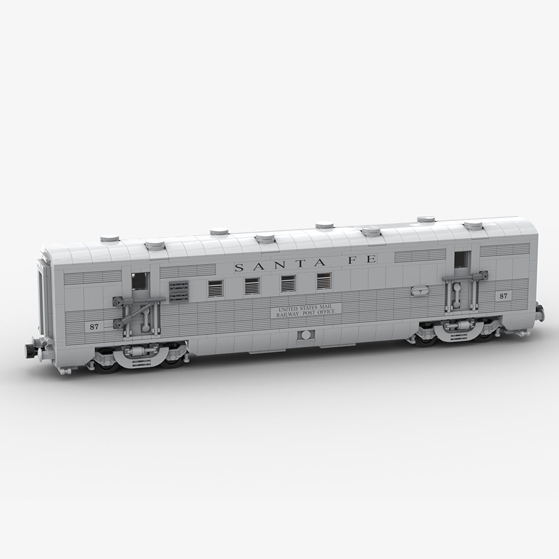 MOC - 202248 Santa Fe Super Chief Car Set 1 Klemmbausteine - LesDiy - Klemmbausteine