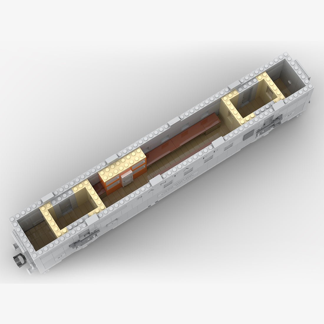 MOC - 202248 Santa Fe Super Chief Car Set 1 Klemmbausteine - LesDiy - Klemmbausteine