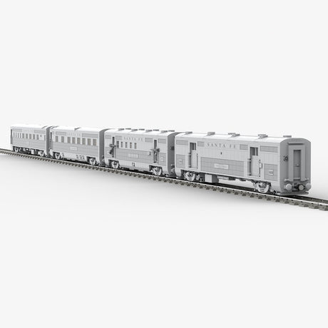 MOC - 202248 Santa Fe Super Chief Car Set 1 Klemmbausteine - LesDiy - Klemmbausteine