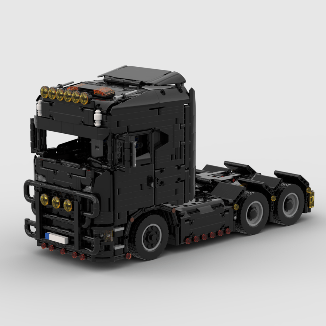 MOC - 202330 Scania 770s (Black)Klemmbausteine - LesDiy - Klemmbausteine