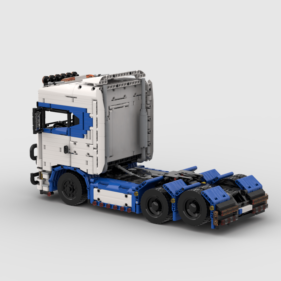 MOC - 202330 Scania 770s (White Blue)Klemmbausteine - LesDiy - Klemmbausteine