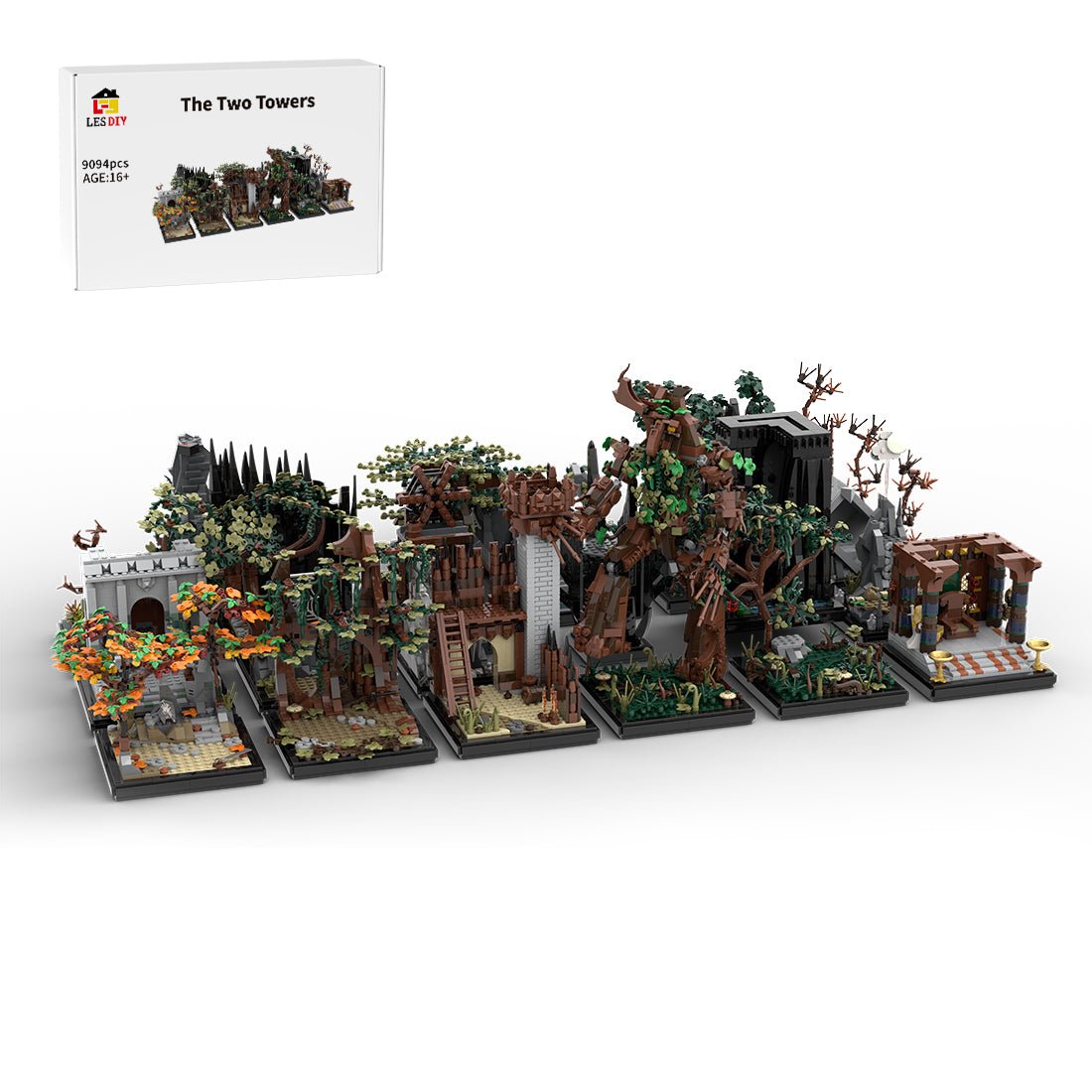MOC - 202351 The Two Towers Klemmbausteine - LesDiy - Klemmbausteine