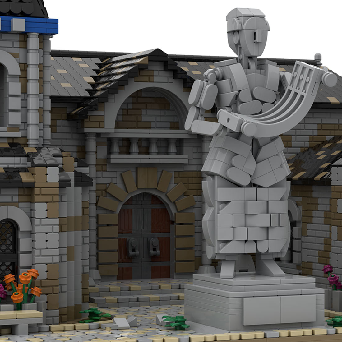 MOC - 203285 Age of Empires - University (Western European) Klemmbausteine - LesDiy - Klemmbausteine