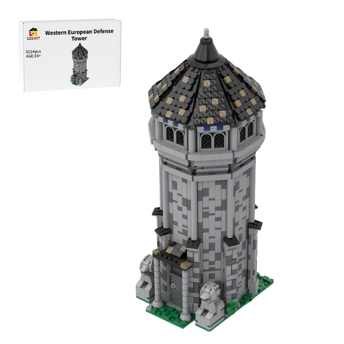 MOC - 203324 Age of Empires - Keep (Western European) Klemmbausteine - LesDiy - Klemmbausteine