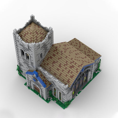 MOC - 203438 Age of Empires - Monastery (Western European) Klemmbausteine - LesDiy - Klemmbausteine