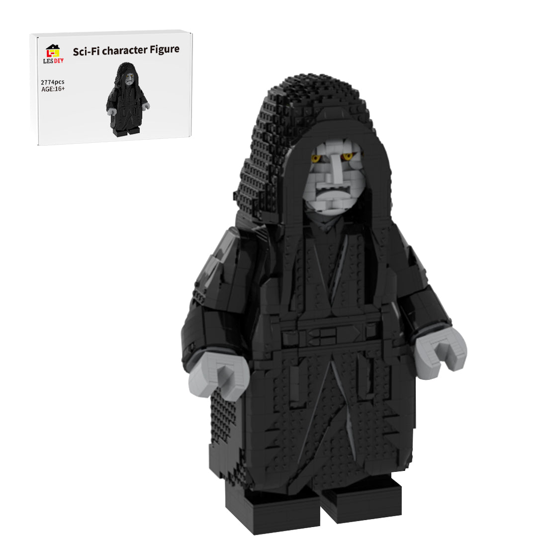 MOC - 203592 Emperor Palpatine Megafigure Klemmbausteine - Original trilogy version - LesDiy - Klemmbausteine