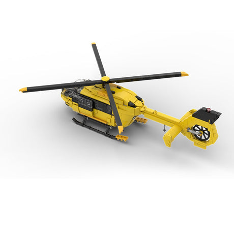 MOC - 203640 Airbus H145 ADAC Klemmbausteine - LesDiy - Klemmbausteine