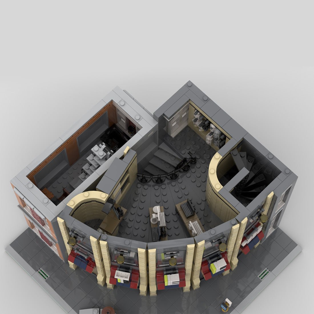 MOC - 203717 Round Corner Tec - Store Klemmbausteine - LesDiy - Klemmbausteine