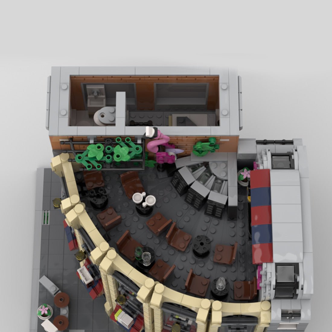 MOC - 203717 Round Corner Tec - Store Klemmbausteine - LesDiy - Klemmbausteine