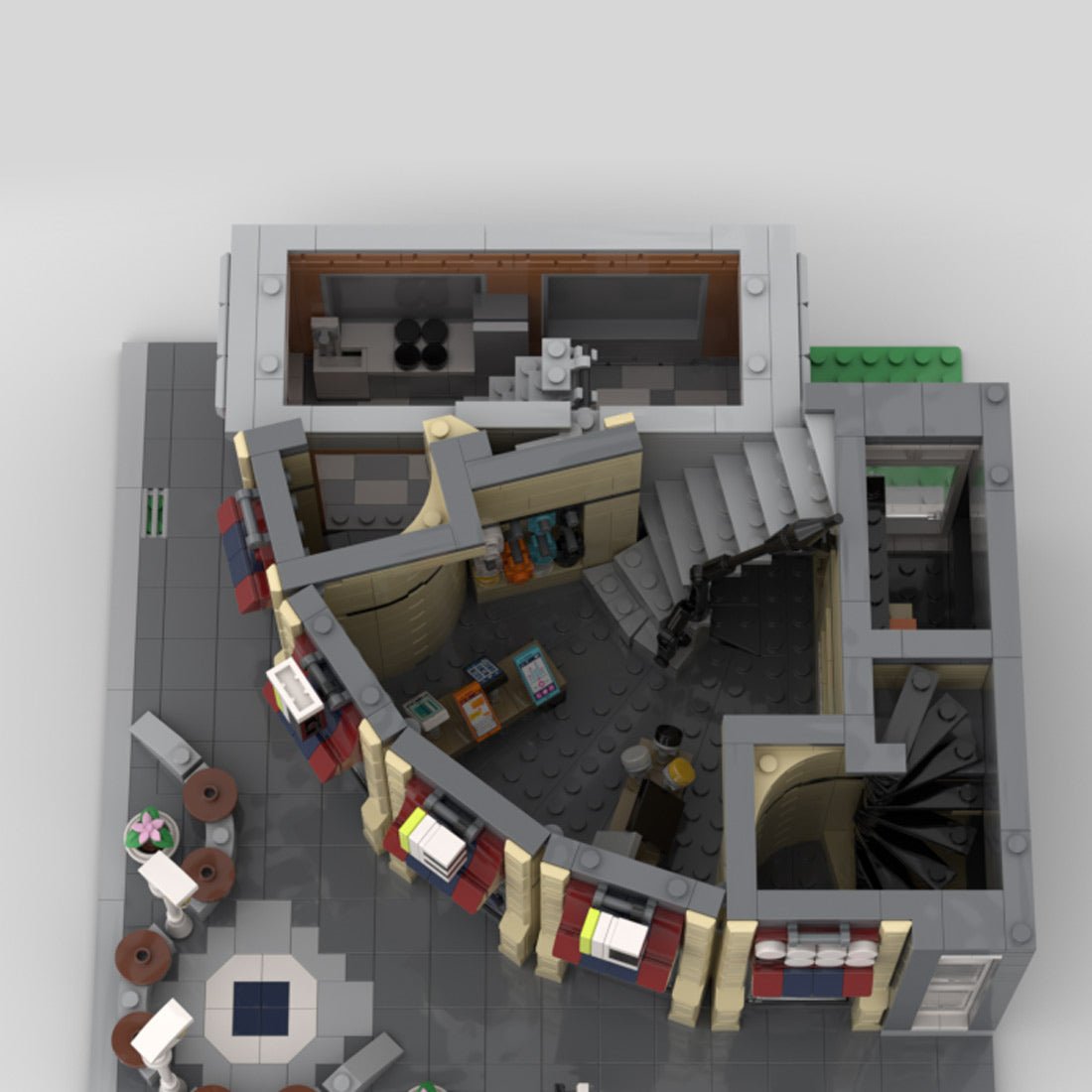 MOC - 203717 Round Corner Tec - Store Klemmbausteine - LesDiy - Klemmbausteine