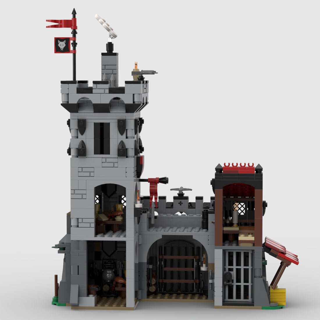 MOC - 205981 Wolfpack Outpost Klemmbausteine - LesDiy - Klemmbausteine