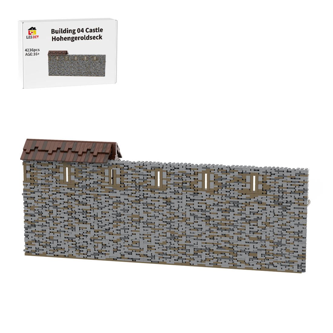 MOC - 206490 Building 04 Castle Hohengeroldseck Klemmbausteine - LesDiy - Klemmbausteine