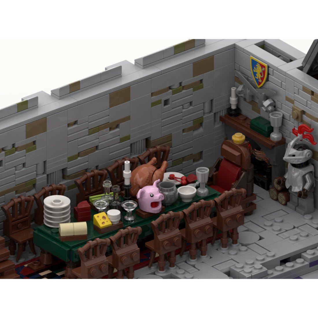 MOC - 206892 Medieval Castle Klemmbausteine - LesDiy - Klemmbausteine