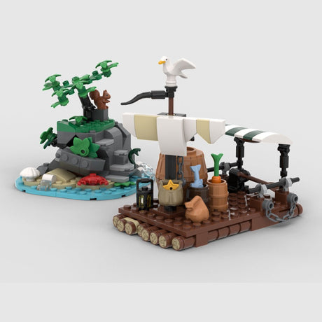 MOC - 206939 Medieval Seaside Market Extra Modules Klemmbausteine - LesDiy - Klemmbausteine