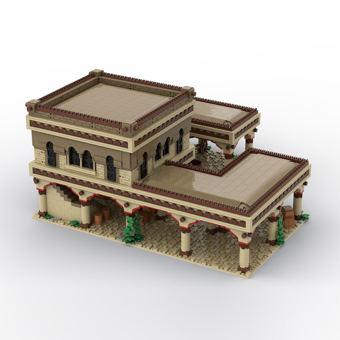 MOC - 206982 Age of Empires - Town Center (Middle Eastern) Klemmbausteine - LesDiy - Klemmbausteine