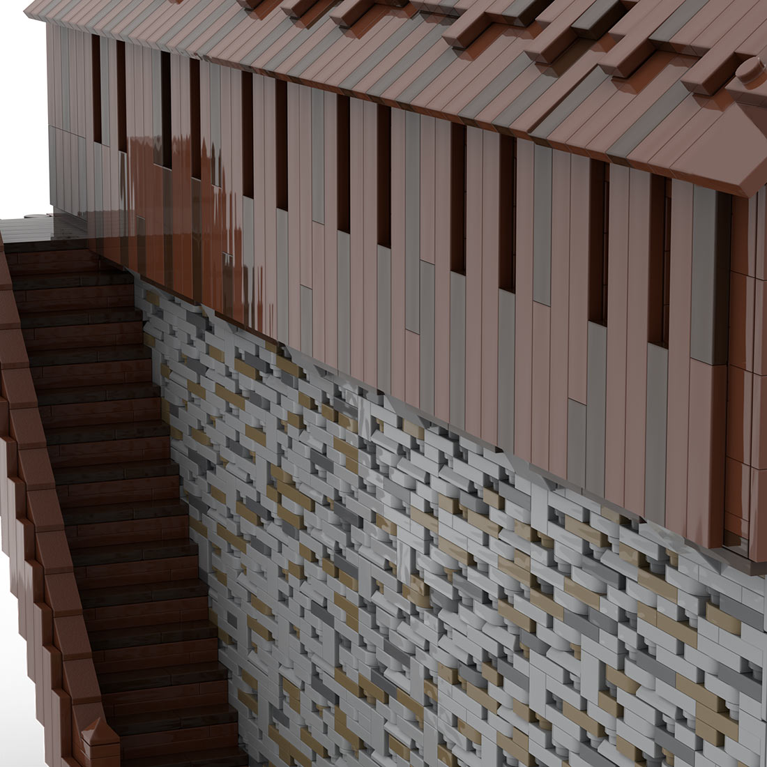 MOC - 207315 Building 05 Castle Hohengeroldseck Klemmbausteine - LesDiy - Klemmbausteine