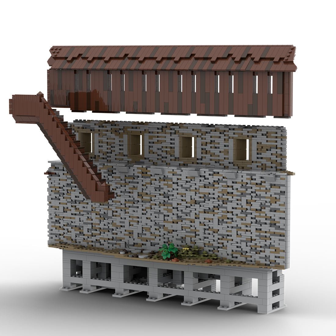 MOC - 207315 Building 05 Castle Hohengeroldseck Klemmbausteine - LesDiy - Klemmbausteine