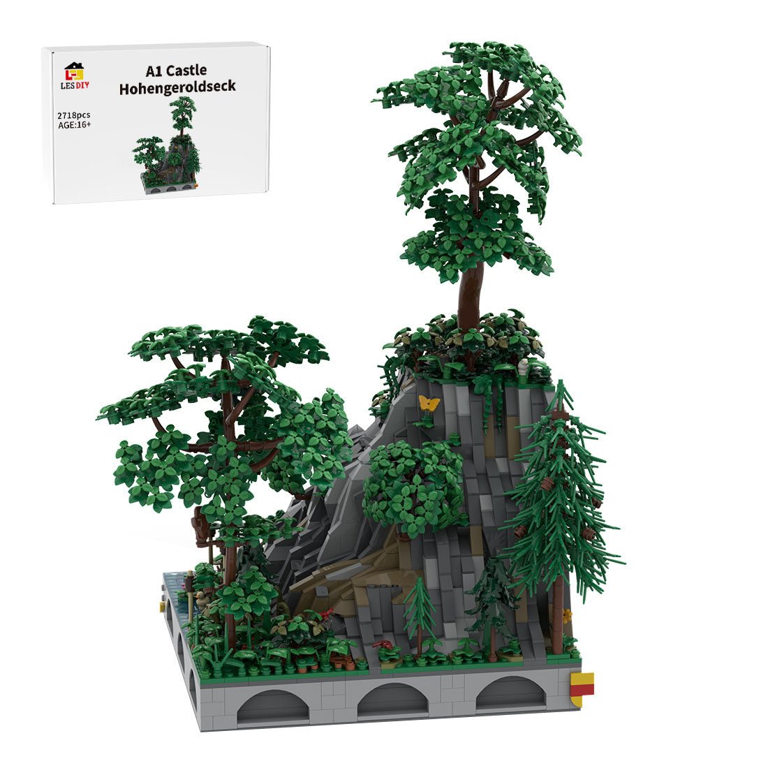 MOC - 207594 A1 Castle Hohengeroldseck Klemmbausteine - LesDiy - Klemmbausteine