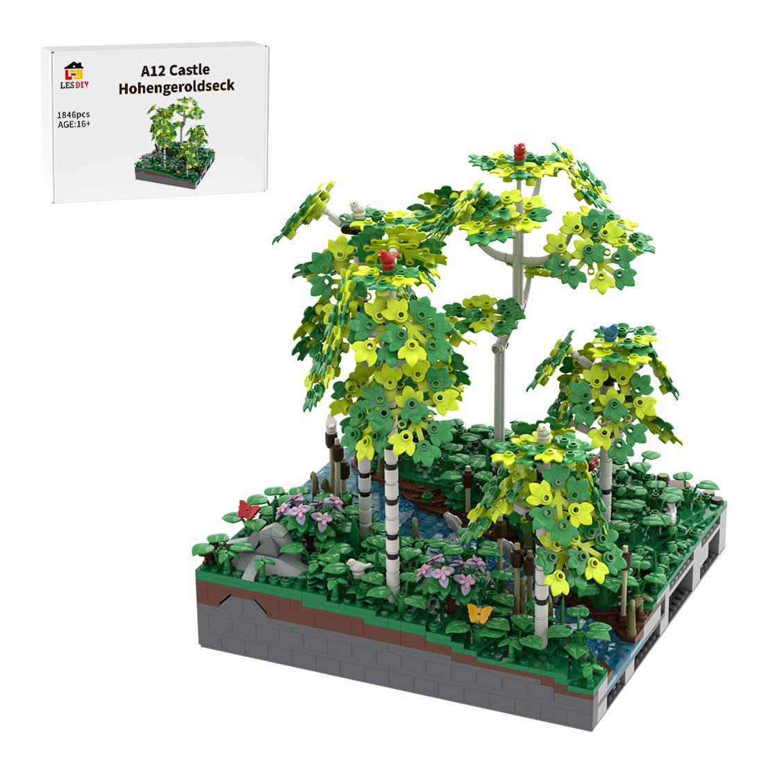 MOC - 207694 A12 Castle Hohengeroldseck Klemmbausteine - LesDiy - Klemmbausteine