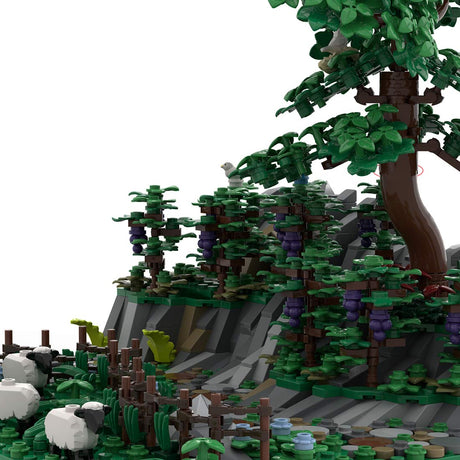 MOC - 207707 A6 Castle Hohengeroldseck Klemmbausteine - LesDiy - Klemmbausteine