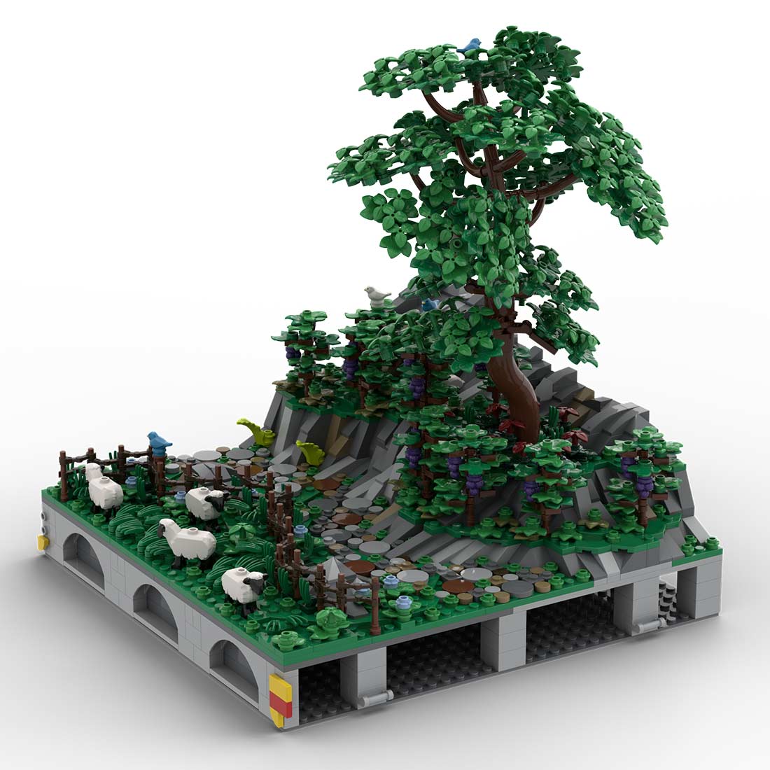 MOC - 207707 A6 Castle Hohengeroldseck Klemmbausteine - LesDiy - Klemmbausteine