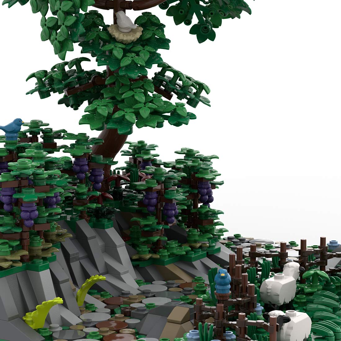 MOC - 207707 A6 Castle Hohengeroldseck Klemmbausteine - LesDiy - Klemmbausteine