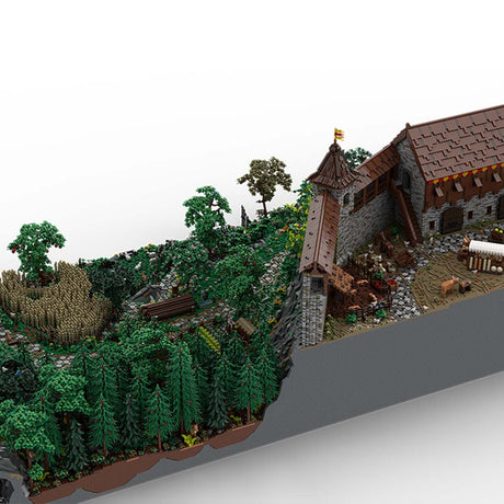 MOC - 207737 Castle Hohengeroldseck Klemmbausteine(Castle Part 1 & Landscape Expansion 1) - LesDiy - Klemmbausteine