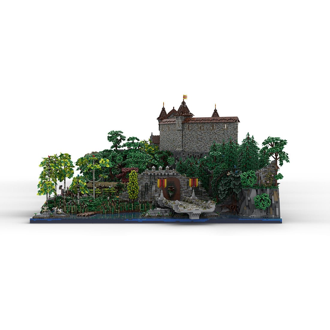 MOC - 207737 Castle Hohengeroldseck Klemmbausteine(Castle Part 1 & Landscape Expansion 1) - LesDiy - Klemmbausteine