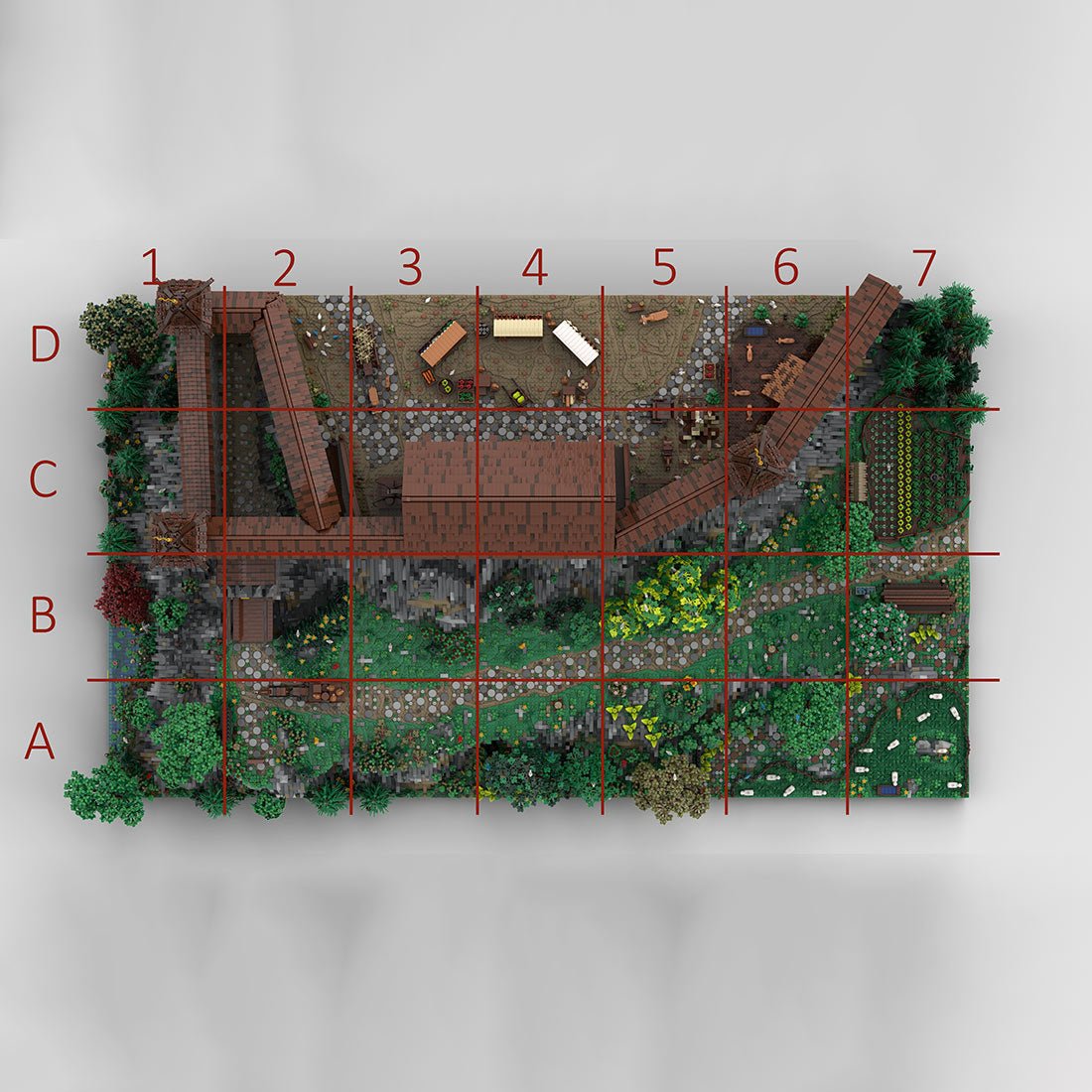 MOC - 207737 Castle Hohengeroldseck Klemmbausteine(Castle Part 1 & Landscape Expansion 1) - LesDiy - Klemmbausteine