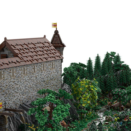 MOC - 207737 Castle Hohengeroldseck Klemmbausteine(Castle Part 1 & Landscape Expansion 1) - LesDiy - Klemmbausteine