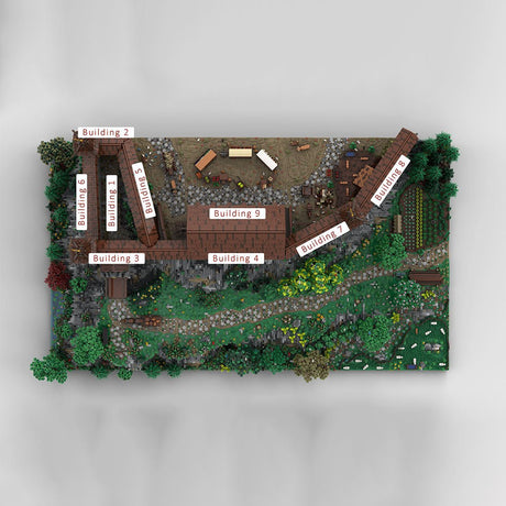 MOC - 207737 Castle Hohengeroldseck Klemmbausteine(Castle Part 1 & Landscape Expansion 1) - LesDiy - Klemmbausteine