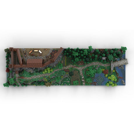 MOC - 207737 Castle Hohengeroldseck Klemmbausteine(Castle Part 1 & Landscape Expansion 1) - LesDiy - Klemmbausteine