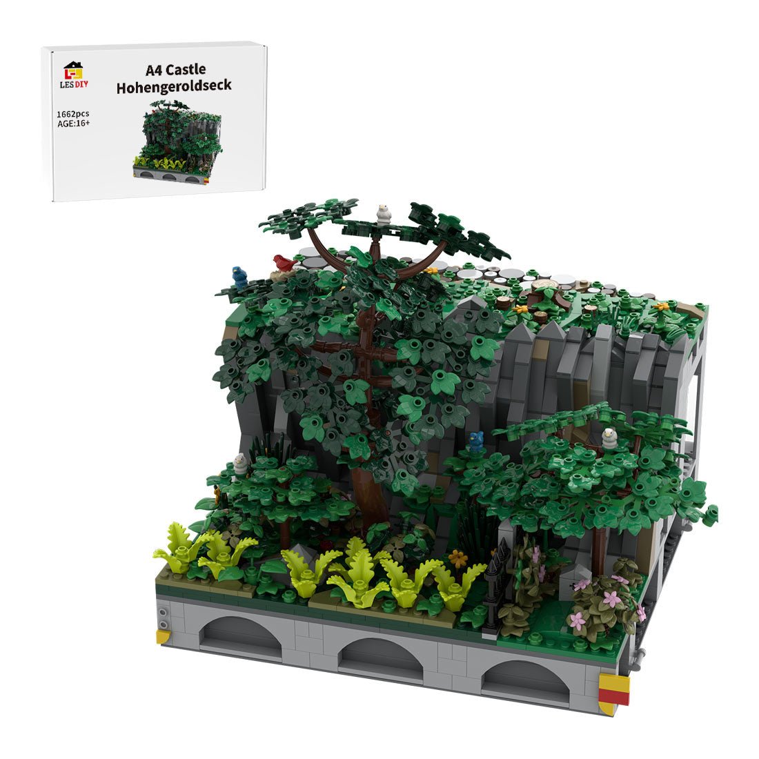 MOC - 207785 A4 Castle Hohengeroldseck Klemmbausteine - LesDiy - Klemmbausteine