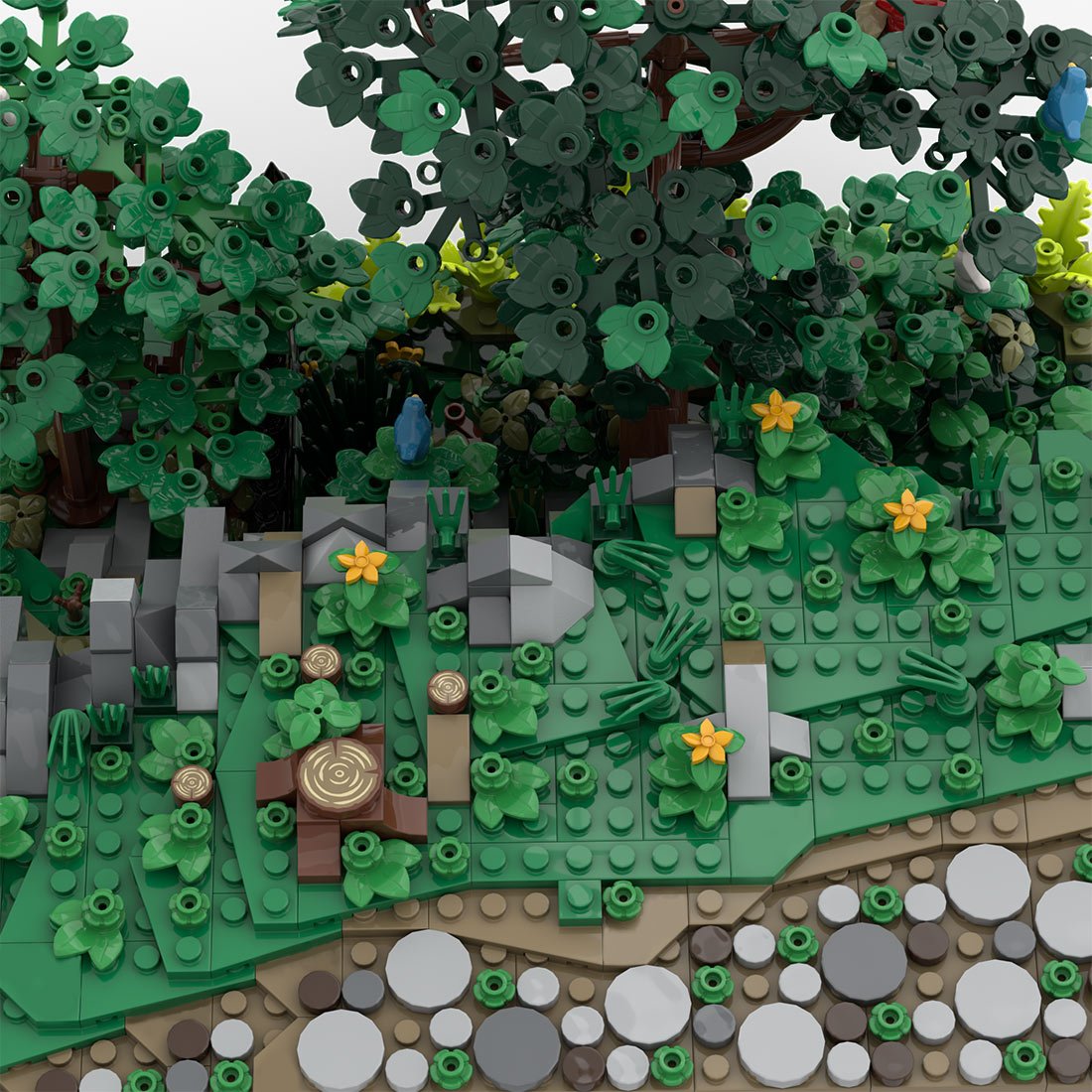 MOC - 207785 A4 Castle Hohengeroldseck Klemmbausteine - LesDiy - Klemmbausteine