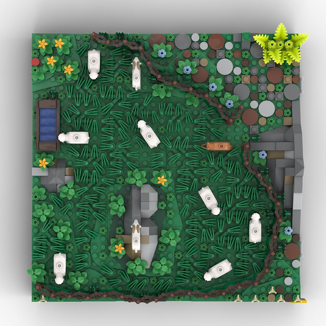 MOC - 207807 A7 Castle Hohengeroldseck Klemmbausteine - LesDiy - Klemmbausteine