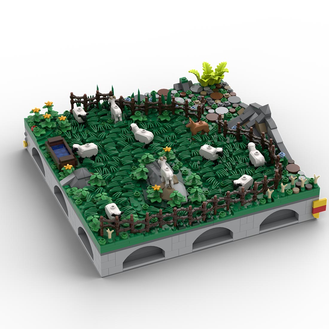 MOC - 207807 A7 Castle Hohengeroldseck Klemmbausteine - LesDiy - Klemmbausteine