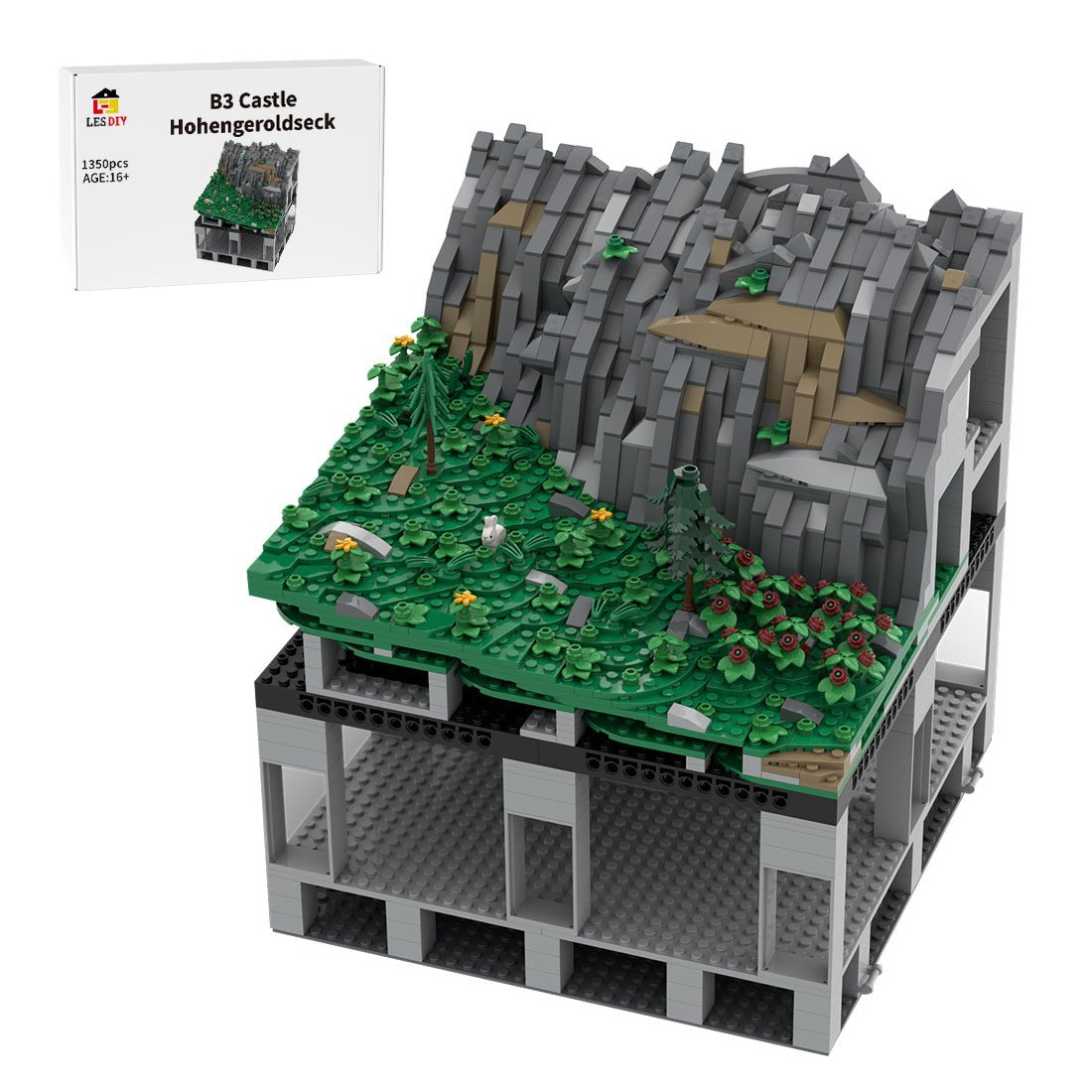 MOC - 207817 B3 Castle Hohengeroldseck Klemmbausteine - LesDiy - Klemmbausteine