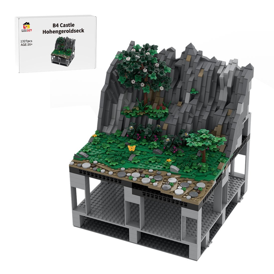 MOC - 207819 B4 Castle Hohengeroldseck Klemmbausteine - LesDiy - Klemmbausteine