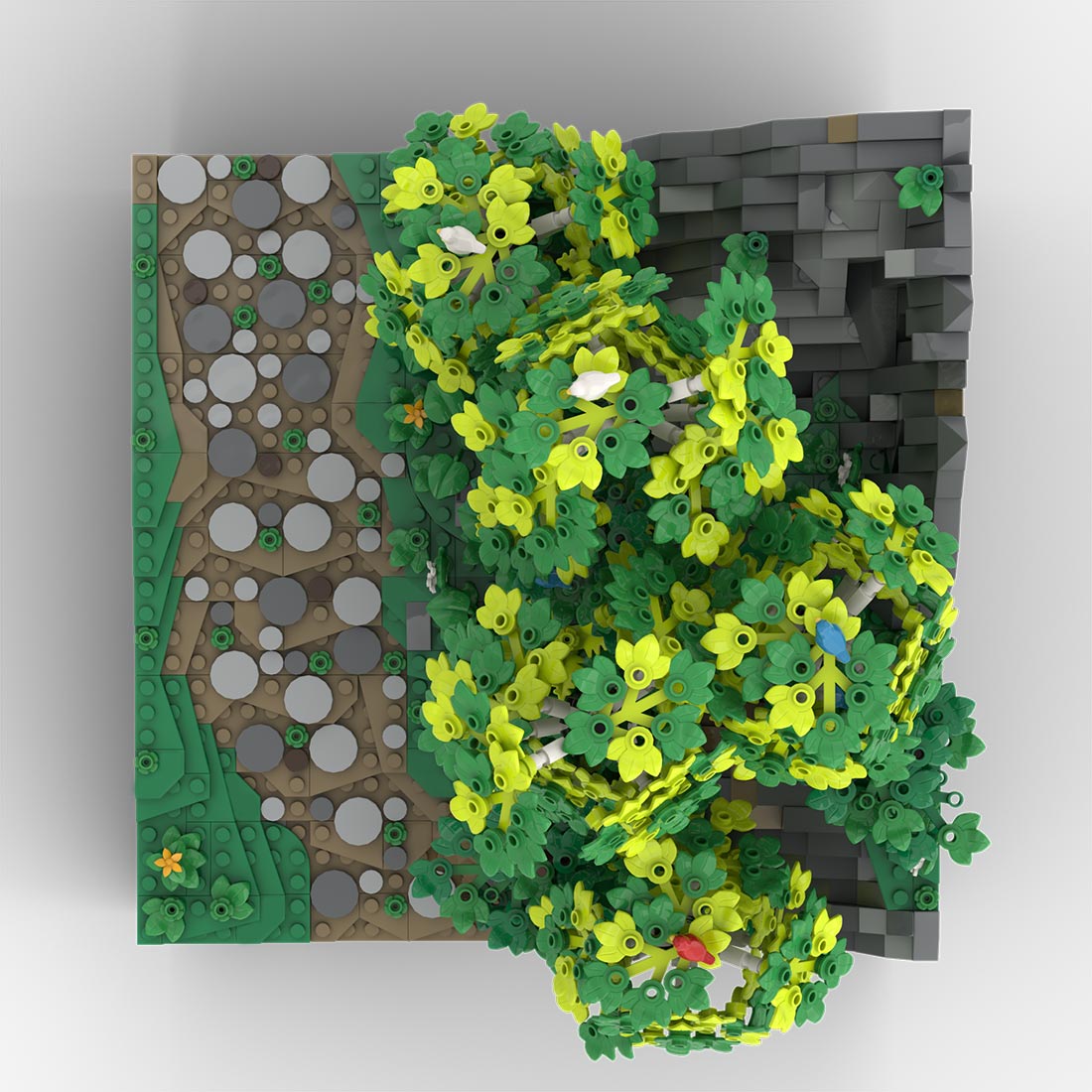 MOC - 207822 B5 Castle Hohengeroldseck Klemmbausteine - LesDiy - Klemmbausteine